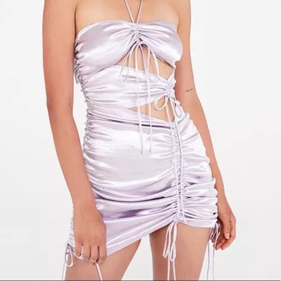 White fox Party cut out dress - Picture 1 of 5